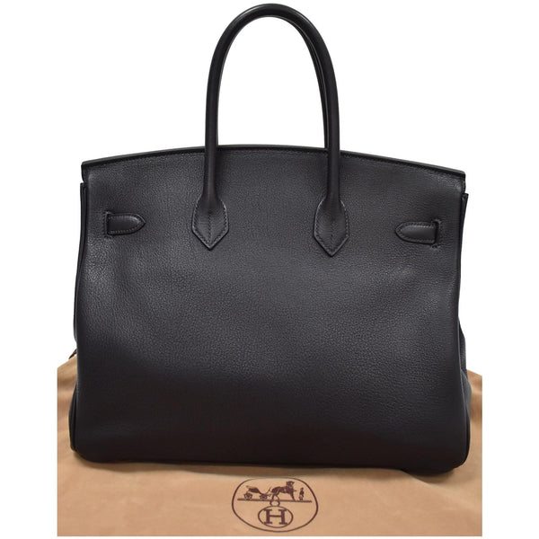 Hermes Birkin 35 Black Togo Leather Tote Bag - backside preview | DDH