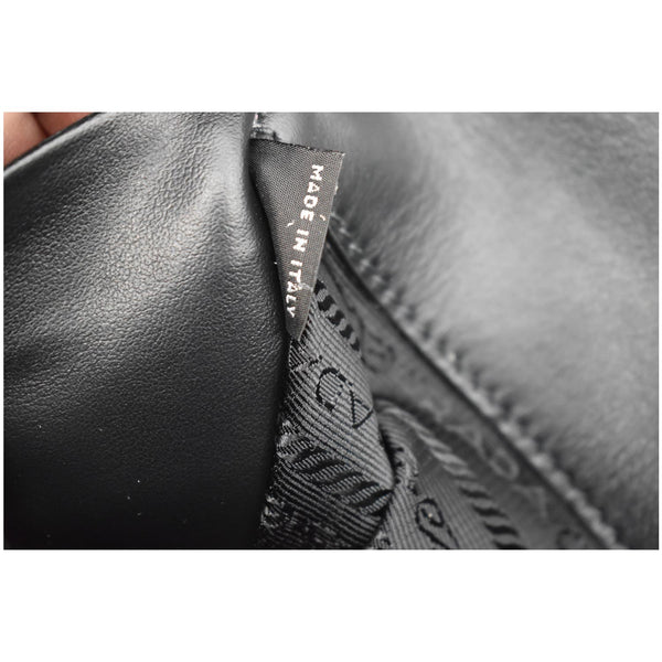 Prada Document Nylon Leather Pouch Black - Dallas Handbags