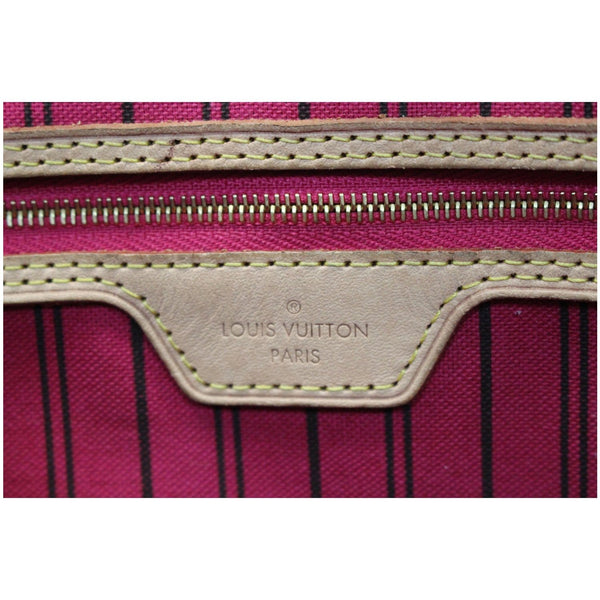 LOUIS VUITTON Neverfull MM Monogram Canvas Tote Shoulder Bag Brown