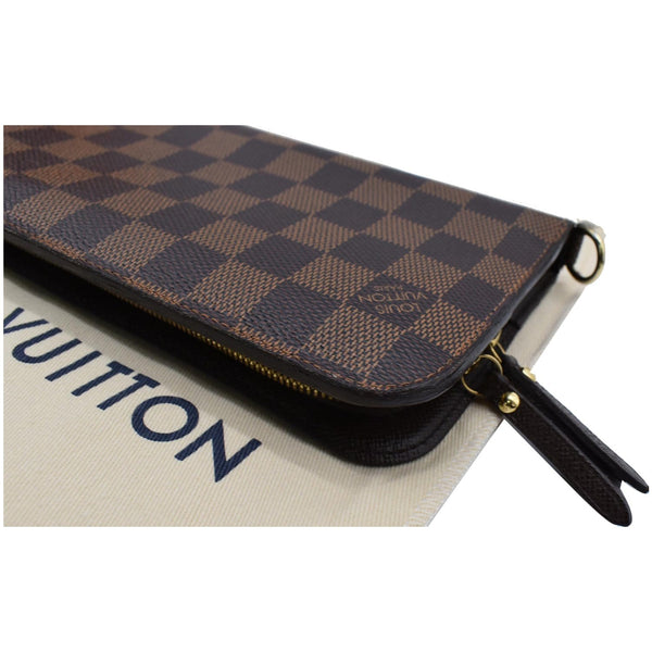 LOUIS VUITTON Insolite Damier Ebene Wallet Brown