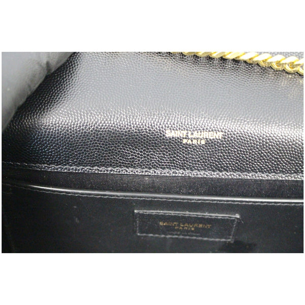 YVES SAINT LAURENT Kate Medium Grain De Poudre Crossbody Bag Black