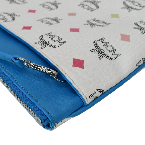 MCM Visetos Medium Canvas Crossbody Pouch Multicolor