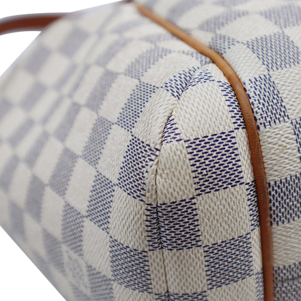 LOUIS VUITTON Totally PM Damier Azur Shoulder Bag White