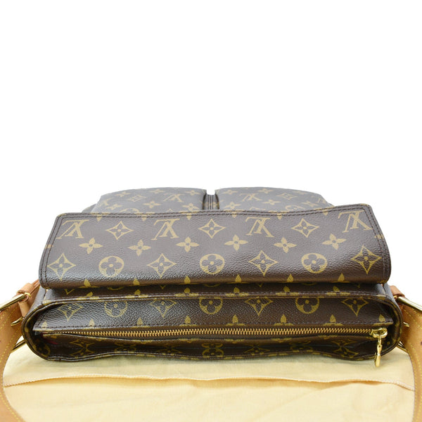 LOUIS VUITTON Viva Cite GM Monogram Canvas Shoulder Bag Brown