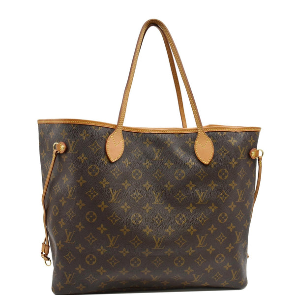 LOUIS VUITTON Neverfull GM Monogram Canvas Tote Bag Brown
