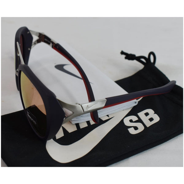 NIKE Flex Motion EV1015 515 54 Unisex Sunglasses Light Brown Rose Gold Lens