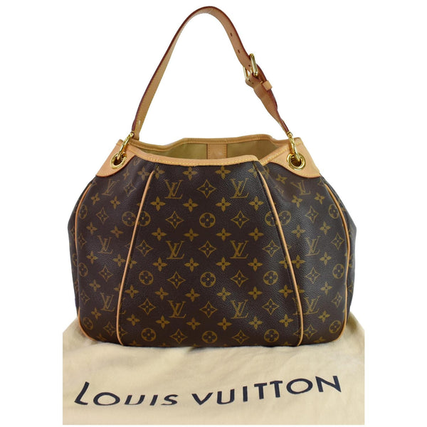 LOUIS VUITTON Galliera PM Monogram Canvas Shoulder Bag Brown
