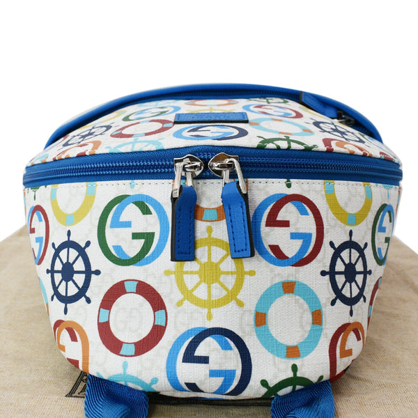 GUCCI Children's Printed GG Coated Canvas Backpack Multicolor 271327