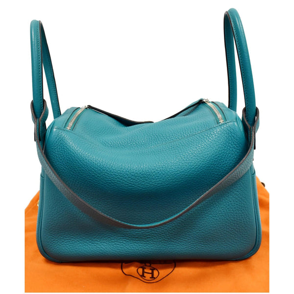 Hermes Lindy 30cm Clemence Leather Shoulder Strap bag