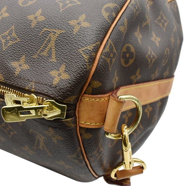 Louis Vuitton Keepall 55 Monogram Canvas Travel Bag Brown