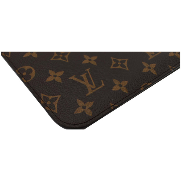 Louis Vuitton Neverfull MM Monogram Canvas Pochette Pouch