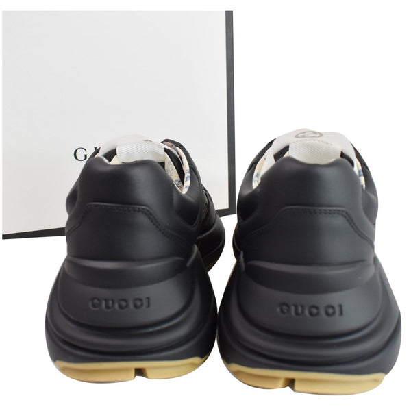 Gucci Rhyton LA Angels Leather Sneakers Black 548637 US 9