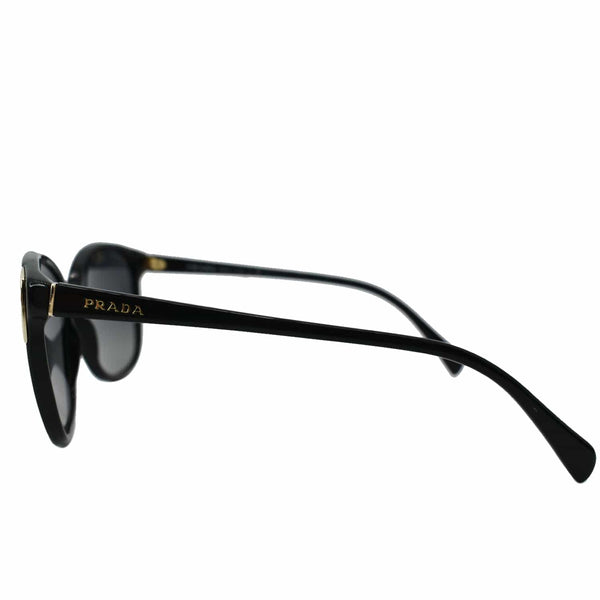 PRADA SPR 01O 1AB-5W1 Black Sunglasses Gray Polarized Lens