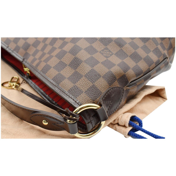 LOUIS VUITTON Delightful MM Damier Ebene Hobo Bag Brown