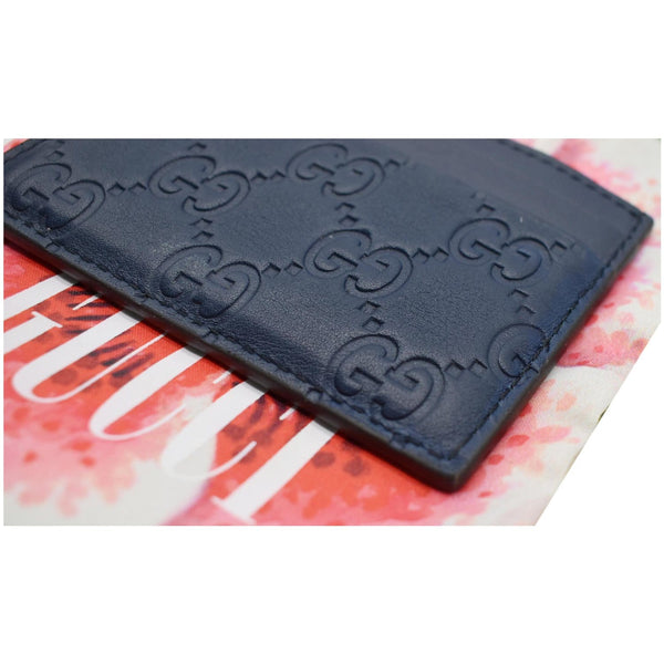 Gucci Guccissima Leather Signature Card Case - DDH