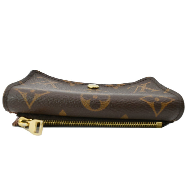 LOUIS VUITTON Elise Monogram Canvas Wallet Brown