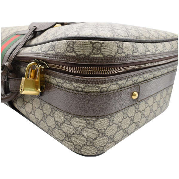 Gucci Web GG Supreme Suitcase Travel Bag - Dallas Handbags