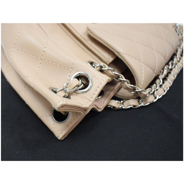 Chanel CC Accordion Lambskin Leather Shoulder Bag - used corner view | DDH