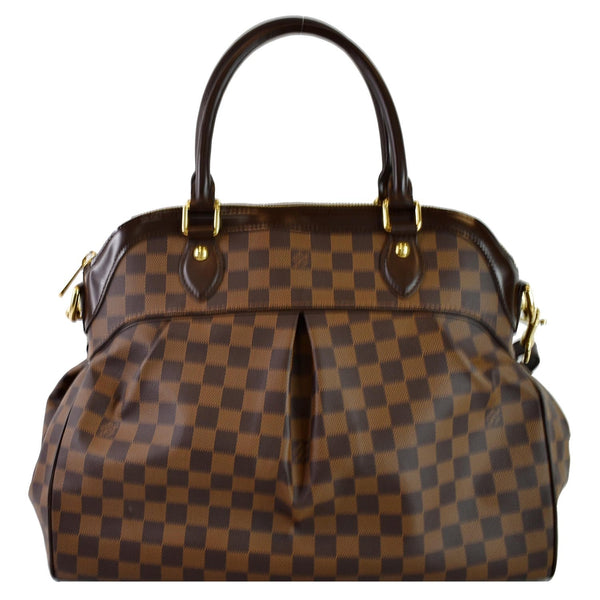 LOUIS VUITTON Trevi GM Damier Ebene Shoulder Bag Brown