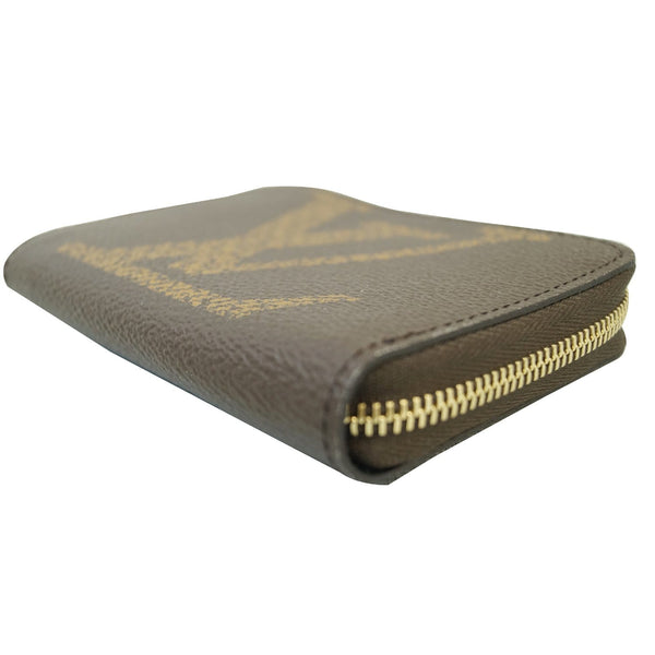 LOUIS VUITTON Monogram Giant Zippy Coin Purse Brown