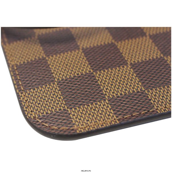LOUIS VUITTON Pochette Wristlet Pouch Damier Ebene Neverfull MM-US