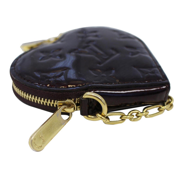 Louis Vuitton Coin Purse - Lv Monogram Heart Vernis jet black leather