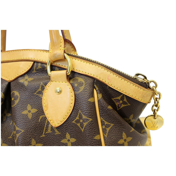 LOUIS VUITTON Tivoli PM Monogram Canvas Shoulder Bag Brown