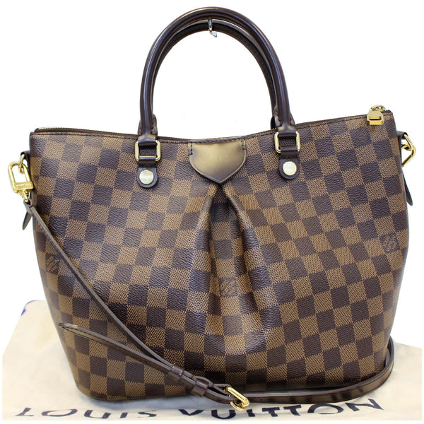 LOUIS VUITTON Siena PM Damier Ebene Shoulder Bag Brown