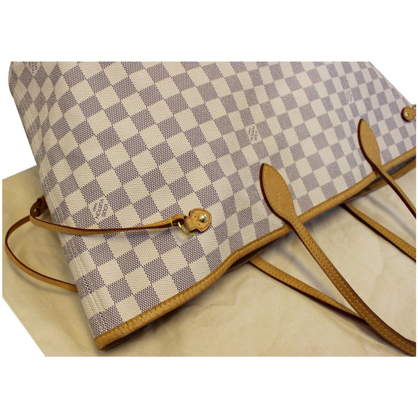 Louis Vuitton Neverfull GM Damier Azur Tote Bag - corner view