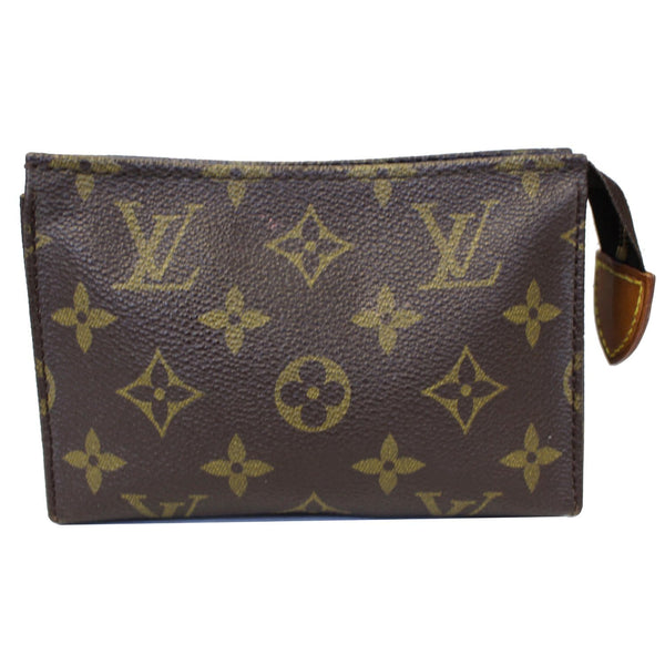 LOUIS VUITTON Toiletry 15 Monogram Canvas Cosmetics Pouch Brown