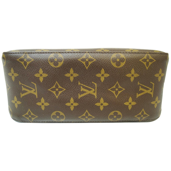 LOUIS VUITTON Looping MM Monogram Canvas Shoulder Bag Brown