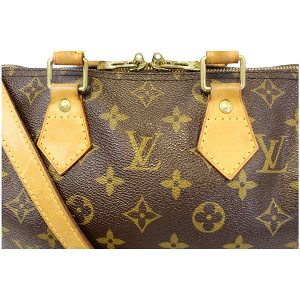 LOUIS VUITTON Speedy 25 Bandouliere Monogram Canvas Shoulder Bag Brown-US