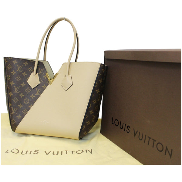 LOUIS VUITTON Kimono Monogram Calfskin Tote Bag Dune-US