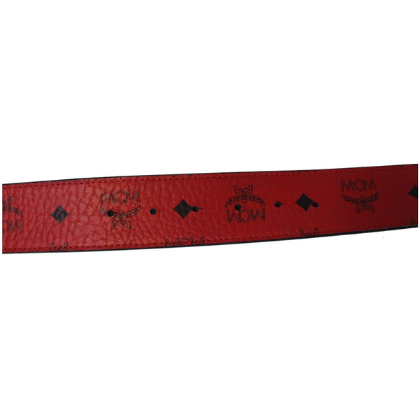 MCM Claus M Reversible Belt Red Size 42