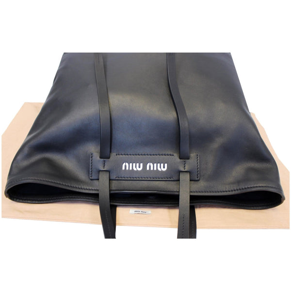 Miu Miu Patch Medium Grace Lux Tote Bag - down view