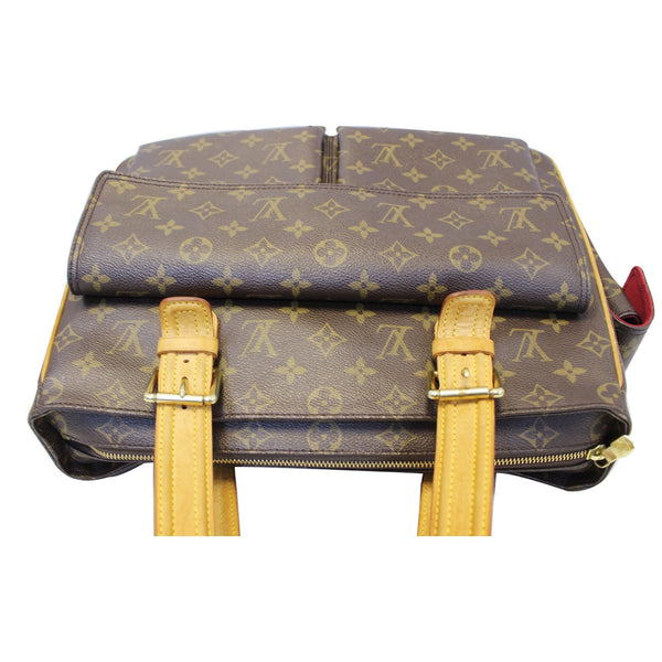 LOUIS VUITTON Multipli Cite Monogram Canvas Shoulder Bag Brown
