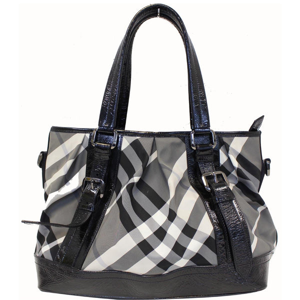 Burberry Lowry Tote Bag Beat Check Nylon - burberry straps