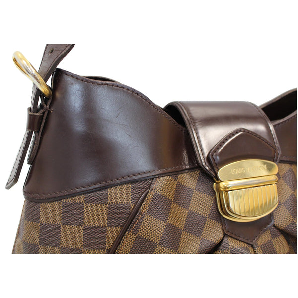 Louis Vuitton Sistina MM Damier Ebene Satchel Bag
