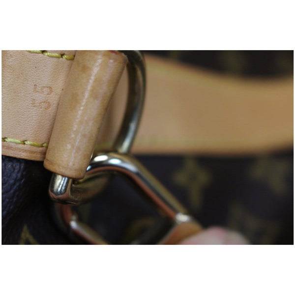 LOUIS VUITTON Keepall 55 Bandouliere Monogram Canvas Travel Bag Brown