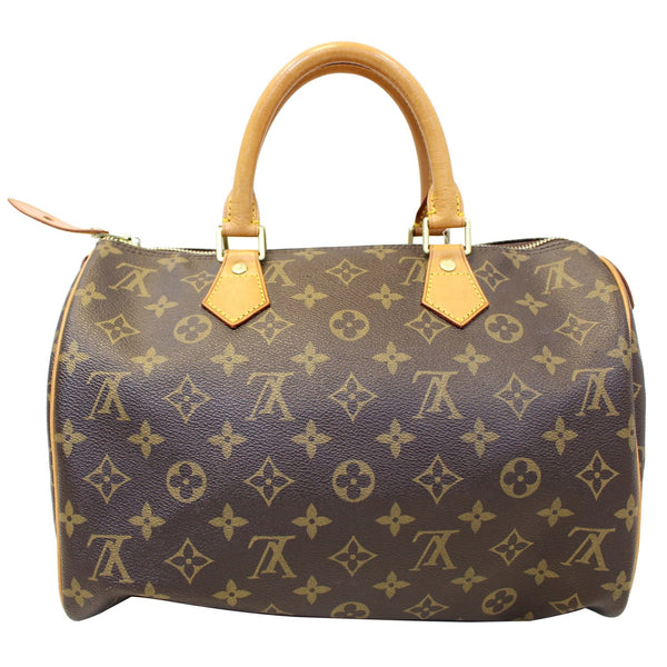 LOUIS VUITTON Speedy 30 Monogram Canvas Satchel Bag