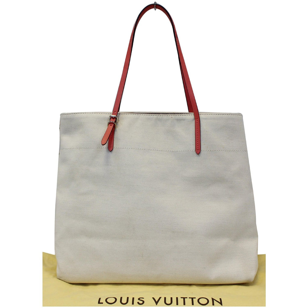 Louis Vuitton Limited Edition White Canvas Capri Articles De Voyage Cabas  Gm