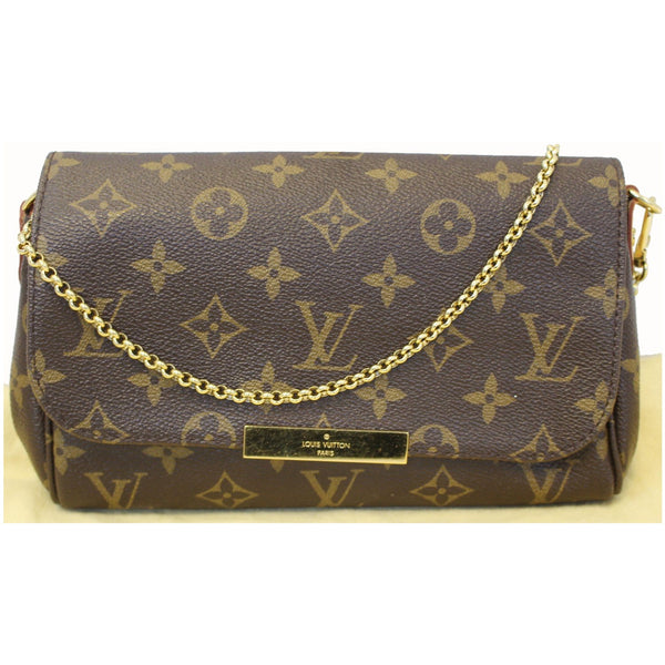 LOUIS VUITTON Favorite PM Monogram Canvas Crossbody Bag Brown-US