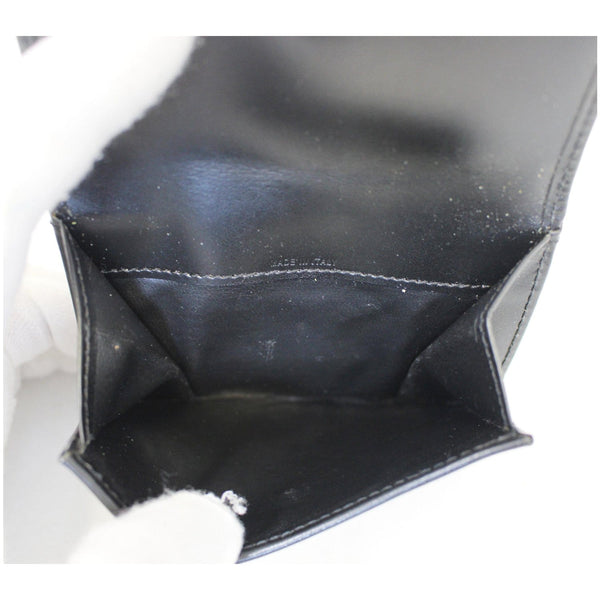 BURBERRY Haymarket Check Compact Wallet Beige/Black