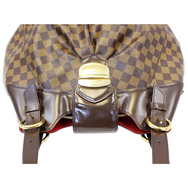 LOUIS VUITTON Sistina GM Damier Ebene Shoulder Handbag-US