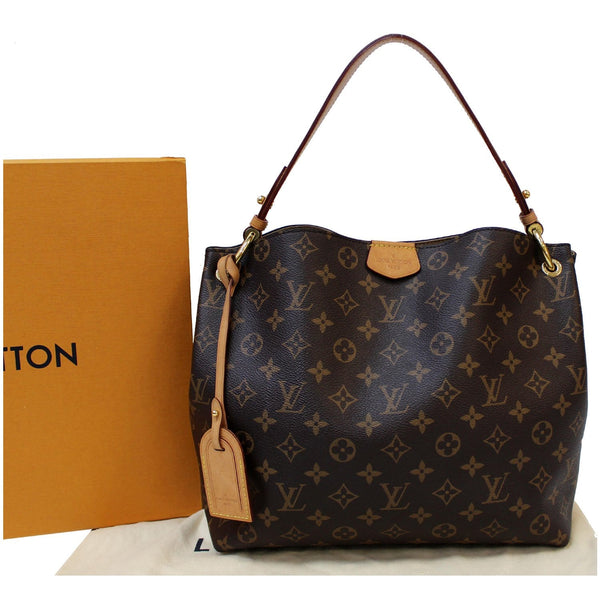 Elegant Louis Vuitton Graceful MM Monogram Canvas Bag