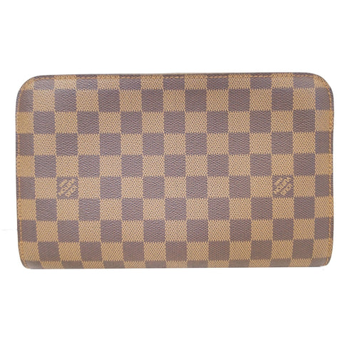 Louis Vuitton Saint Louis Damier Ebene pouch front look