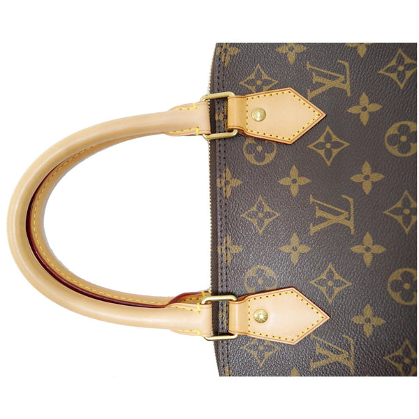 Louis Vuitton Alma GM NM Monogram Canvas Satchel- Strap