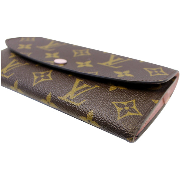 LOUIS VUITTON Emilie Monogram Canvas Wallet Rose Ballerine-US
