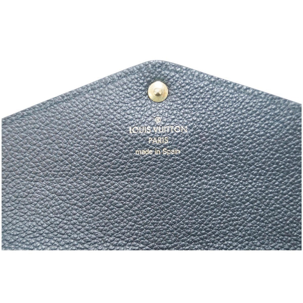 LOUIS VUITTON Sarah Empreinte Leather Wallet Black-US