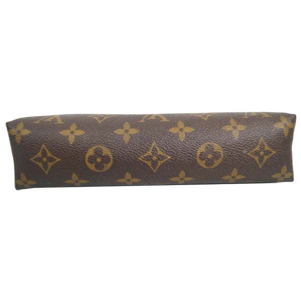 Louis Vuitton Monogram Canvas Cosmetic Pouch Brown back view